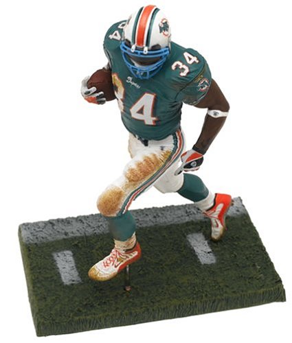 Ricky Williams 2nd Edition #34 Miami Dolphins Green Jersey Blue Teal Face Mask Color McFarlane NFL Six Inch Action Figure