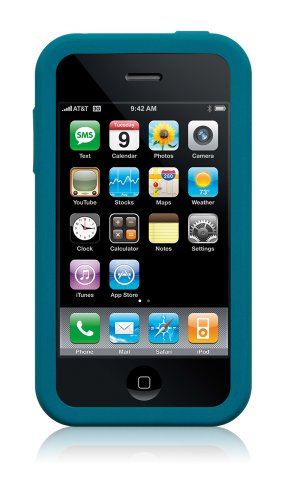 Cover image : Simplism Silicone Case for iPhone Blue [iPhone用シリコンケース ブルー] ストラップホール付き TR-SCIP-BL