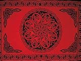 Light Red Celtic Knot 44 X 66 Sarong - Free Gift!