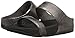 FitFlop Women's Lulu Metallic Snake Slide Dress Sandal, Pewter, 6 M US