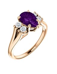 18K Rose Gold 9.00x6.00mm Pear Cut Chatham Created Alexandrite and Diamond Ring -- LIFETIME WARRANTY