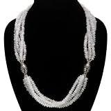 EXP Handmade Quartz & Silver Four-Strand Necklace