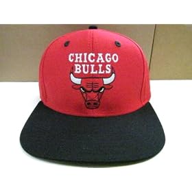 NBA Chicago Bulls Retro 2 Tone Snapback Cap Old School