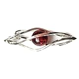 Baltic Honey Amber Sterling Silver Millennium Collection Medium Pin