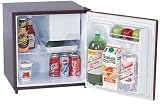 Summit SW23L 1.7 cu. ft. Compact Refrigerator with Door Storage, Manual Defrost, Adjustable Thermostat and Long 8 ft. Cord: Walnut with Side Mounted Lock