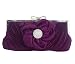 Antique Victorian Applique Plated Brooch Beaded clutch bag