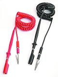 Actron CP7866 Twin Coil Cord Multimeter Lead Set  - Measures 5 Feet