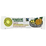 Tropical Wholefoods Organic Pineapple and Cashew Bar 40 g (Pack of 12)