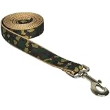 Sassy Dog Wear 6-Feet Camouflage Dog Leash, Large