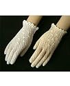 Crochet Cotton 2-Button Shortie Bridal Wedding Formal Prom Glove