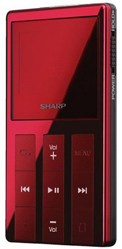 SHARP �f�W�^���I�[�f�B�I�v���[���[ ���������� 512MB mini SD�J�[�h�X���b�g���� ���b�h MP-B200-R