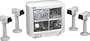 Homeland Security 14765 14 Inch 4 Channel Quad Observation Systems w/4 Cameras (Black & White)