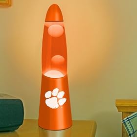 Clemson University Tigers Motion Lava Lamp Light