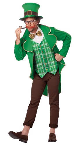 California Costumes Men's Lucky Leprechaun Adult, Green/Brown, Medium