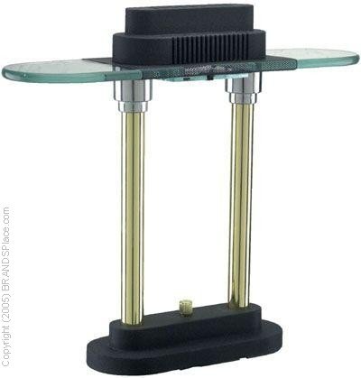 Banker II Polished Brass Bankers Desk Lamp - LS-325PB