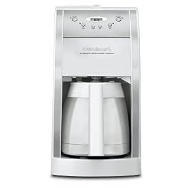 Cuisinart DGB-600BCW Grind-and-Brew Thermal 10-Cup Automatic Coffeemaker, White and... by Cuisinart