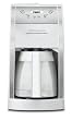 Cuisinart DGB-600BCW Grind-and-Brew Thermal 10-Cup Automatic Coffeemaker, White and Brushed Stainless