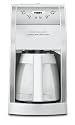 Cuisinart DGB-600BCW Grind-and-Brew Thermal 10-Cup Automatic Coffeemaker, White and Brushed Stainless
