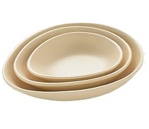 Nigella Lawson Living Kitchen Salad and Vegetable Dish, Set of 3, Cream