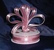 Organza Satin Center Ribbon - 7/8" - 25 Yards (75 FT) - Dusty Rose