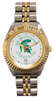 Michigan State University Spartans Ladies Executive Stainless Steel Sports Watch