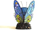 Tiffany Style Table Lamp Blue Butterfly