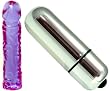 Doc Johnson Classic 8 Inch Crystal Jellies Purple Dildo Dong Adult Sex Toy Kit