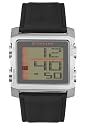 Giordano Men's Digital Multifunction Black Leather Watch #1388-02