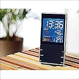 Portable Design Wetterstation (Infactory) mit Wettervorhersage & Wecker + Gratis CD ! Wetterstation