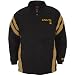 New Orleans Saints Black Gridiron 1/4 Zip Mock Neck Fleece Jacket