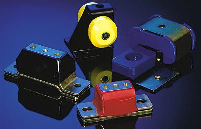 Energy Suspension 3.1105G Black Hyper-Flex Differential Carrier Bracket Bushing Set