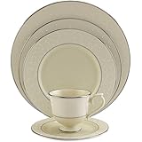 Lenox Pearl Innocence Platinum-Banded Fine China 5-Piece Place Setting, Service for 1