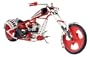 American Chopper -Black Widow Orange County Choppers 1:18