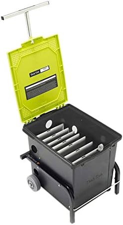 Copernicus School Classroom Office Tech Tub Trolley with 1 Premium Tech Tub: Holds 7 Tablets