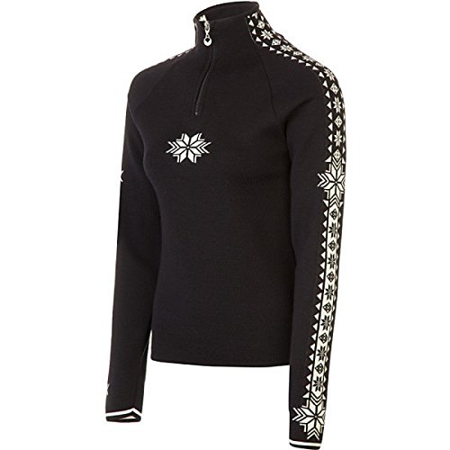 ダールオブノルウェイ アウター ニット&セーター Dale of Norway Geilo Sweater Black/Off [並行輸入品]