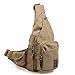 Zebella Men's Unbalance Chest Pack Multipurpose Backpack Crossbody Shoulder Bag