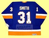 Autographed Billy Smith New York Islanders Jersey (Blue)