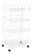 ClosetMaid Four Tier Rolling Cart, White #01-86770