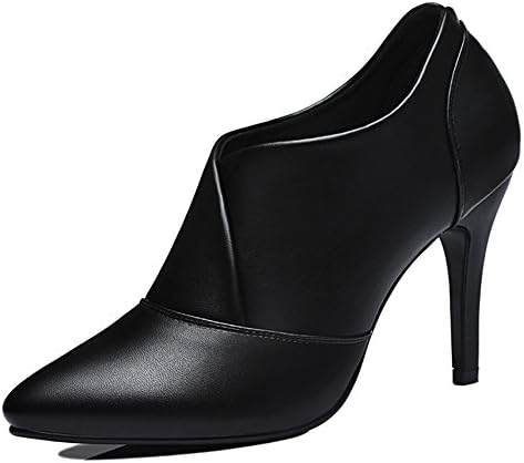 Fanshionable Centenary Women's Artificial Leather Overlapping Rubber Outsole Highheels