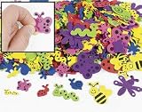 500 Assorted Bug Shape Foam Self-Adhesive Craft Stickers