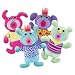 SingAMaJigs Series 2 Set of 4 Plush Doll Figures Mint Green, Purple V.2, Hot Pink V.2 Light Blue