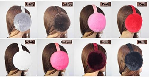 Magic Pieces Women's Faux Cony Hair Winter Ear Muff Beige