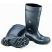 ONGUARD 87801 PVC Men's Buffalo Steel Toe Knee Boots with Lug Outsole, 16" Height, Black, Size 11
