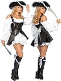 DEGUISEMENT COSTUME LINGERIE SEXY JUPE PIRATE CARNAVAL TAILLE M (36-38)