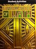 Fundamentals of Math Student Activities Answer Key