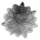 Crosby and Taylor (formerly Tin Woodsman) Solid Pewter Teabag Holder, Flower, Made in USA... by Tin Woodsman Pewter