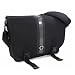 DadGear Messenger Diaper Bag - Center Stripe Silver