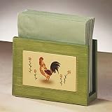 Kitchen & Housewares : Rooster Napkin Holder - Style 34569