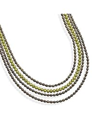 16"+1.5" Multistrand Graduated Cultured Freshwater Pearl Necklace