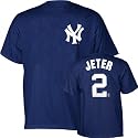 Derek Jeter Majestic Player Name and Number Navy New York Yankees Youth T-Shirt